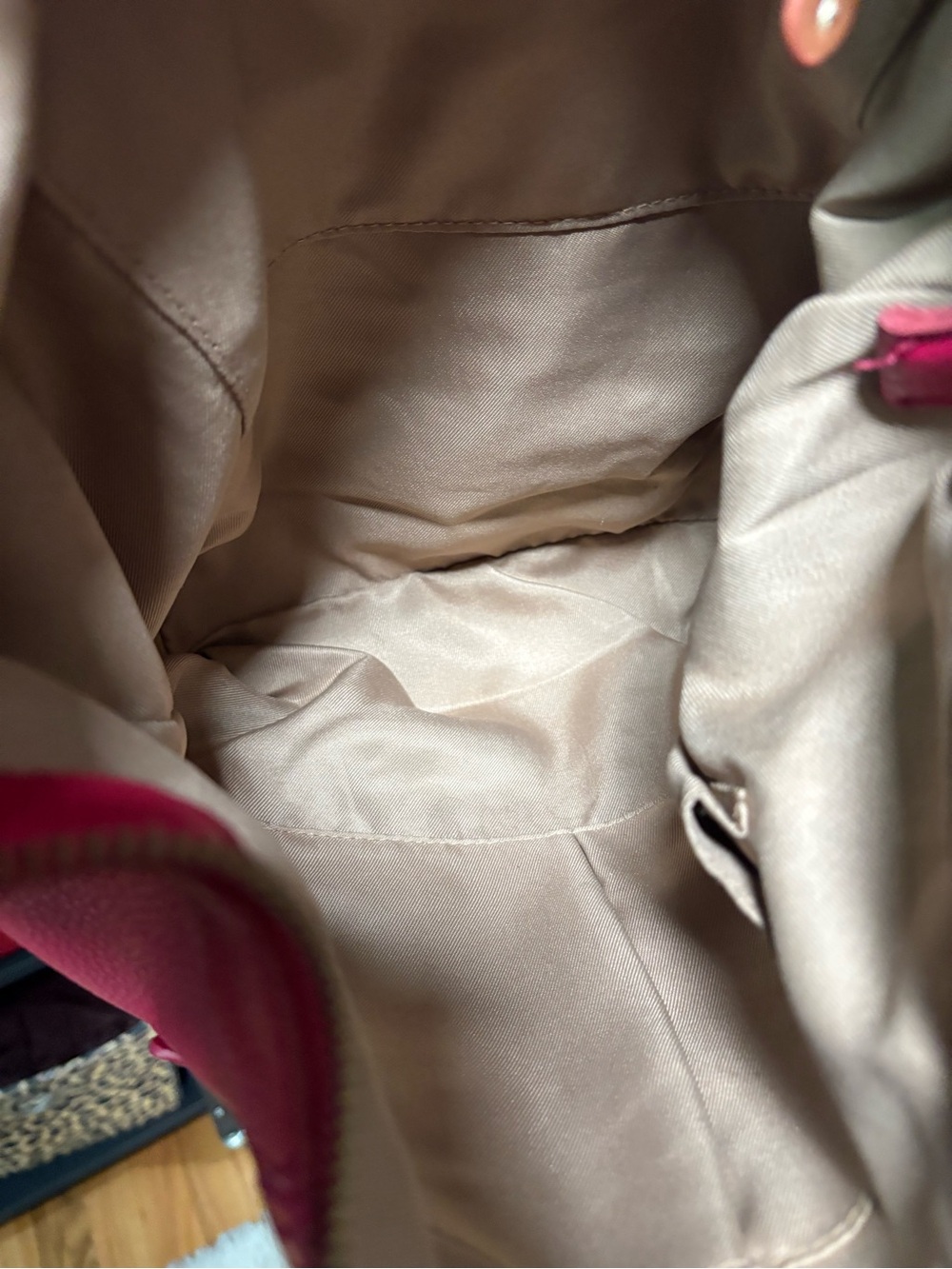 The Sak sequoia Hobo  in Magenta Leather Shoulder Hobo - Picture 9 of 9